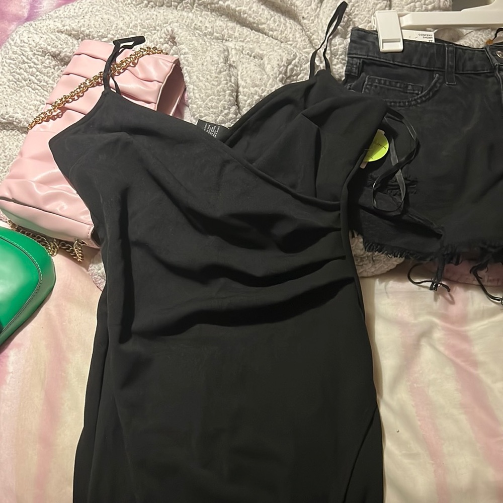 black long dress